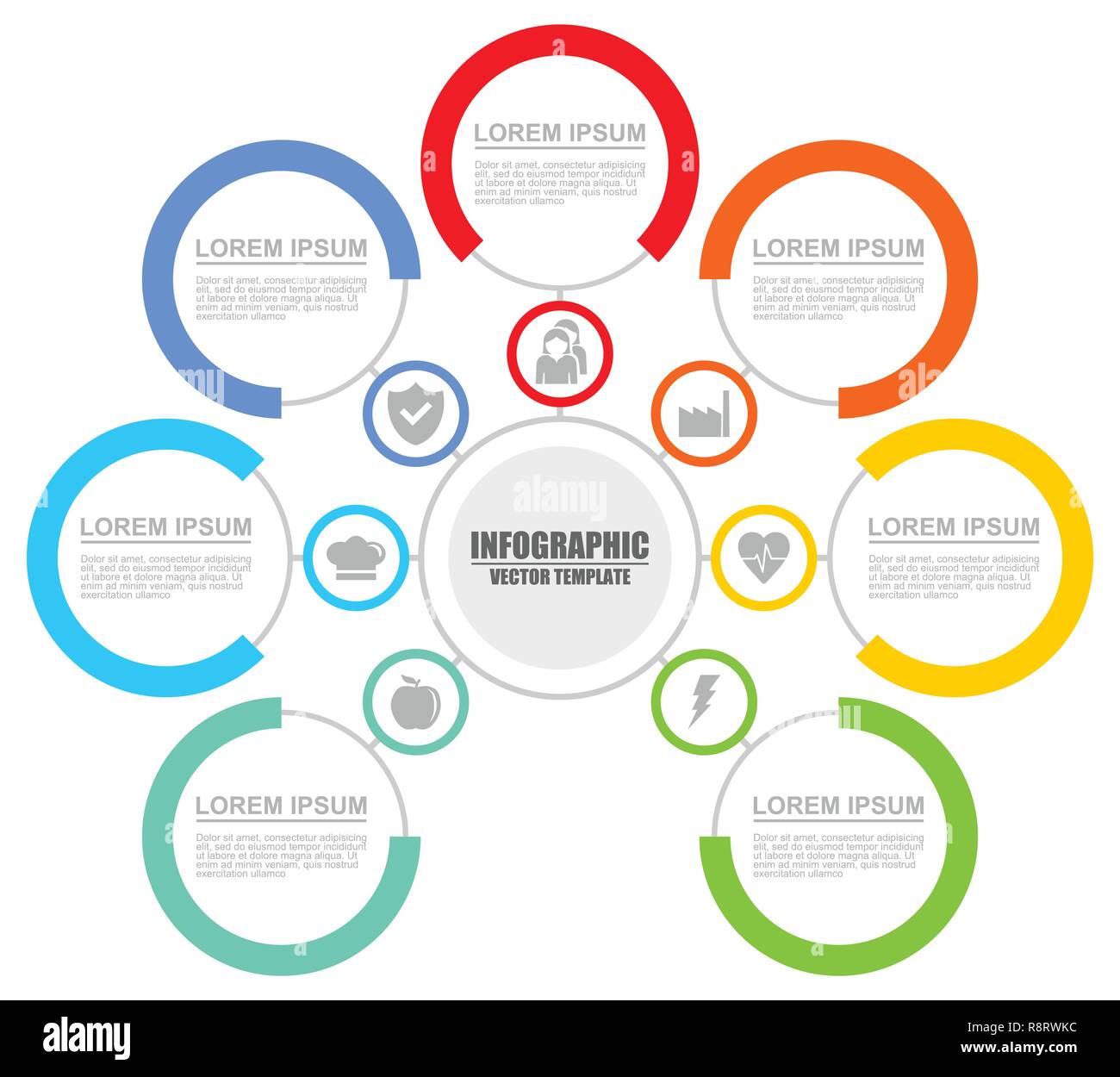 Infographic vector template for presentation, chart, diagram, graph ...