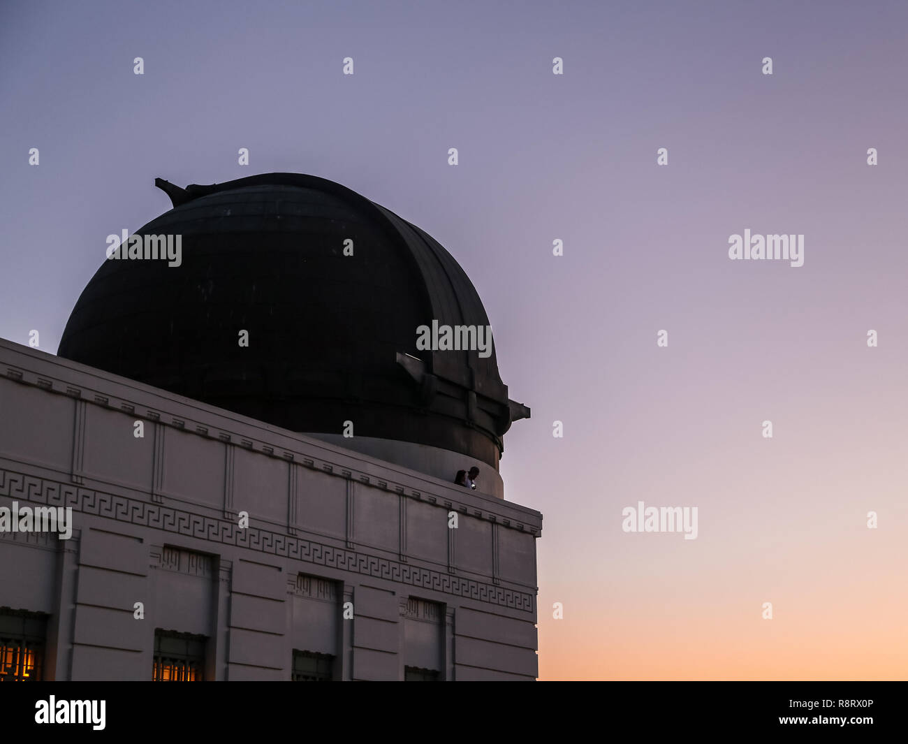 griffith observatory small dome Stock Photo Alamy