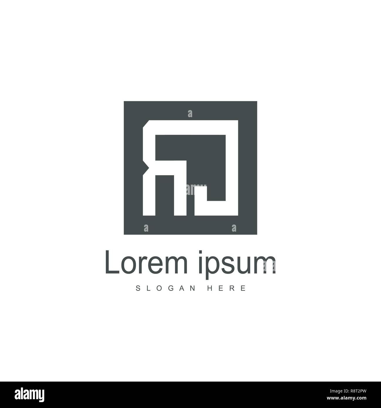 Initial Letter RC Logo Template Vector Design Stock Vector Image & Art ...