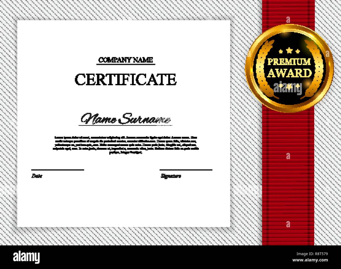 Certificate Template Blank from c8.alamy.com