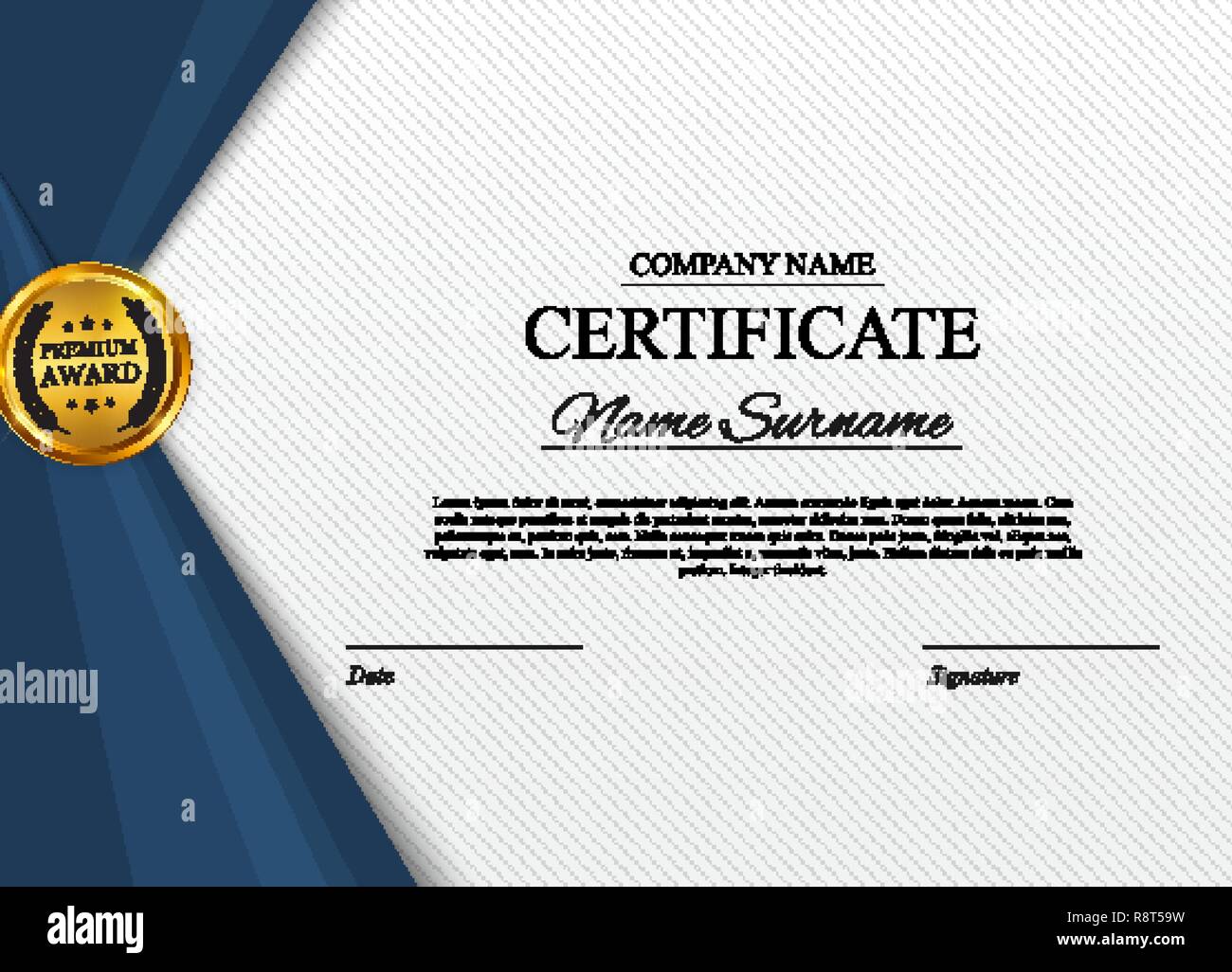 certificate template design