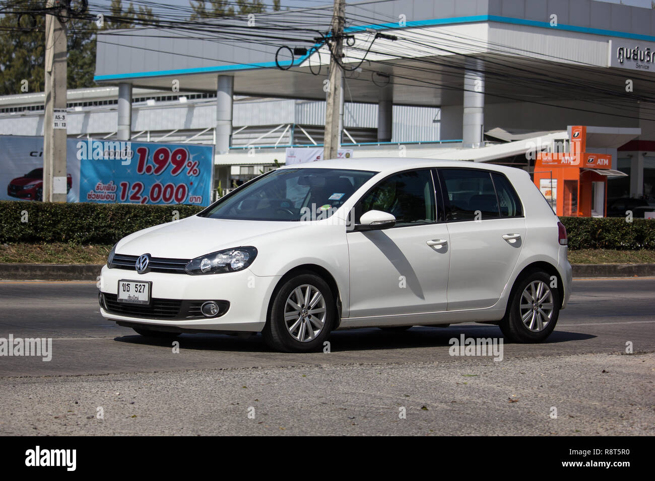 Chiangmai, Thailand - December 4 2018: Private Van Car, Volkswagen Golf. On  road no.1001, 8 km from Chiangmai city Stock Photo - Alamy