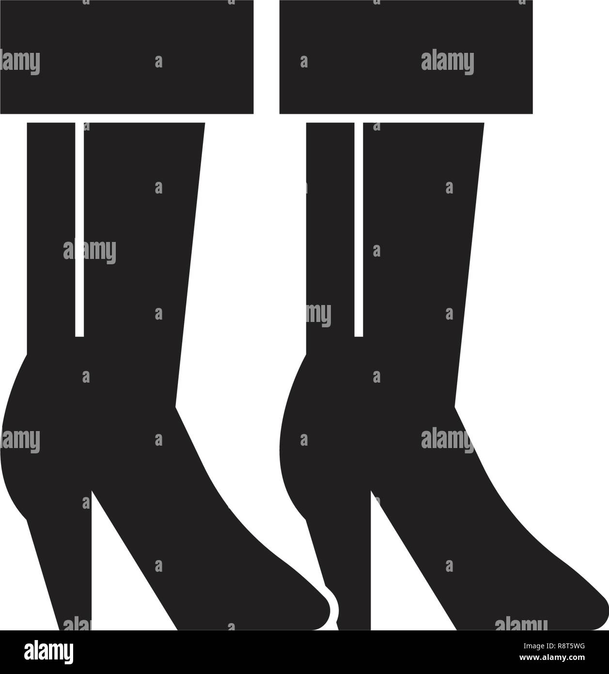 flat black cowboy boots