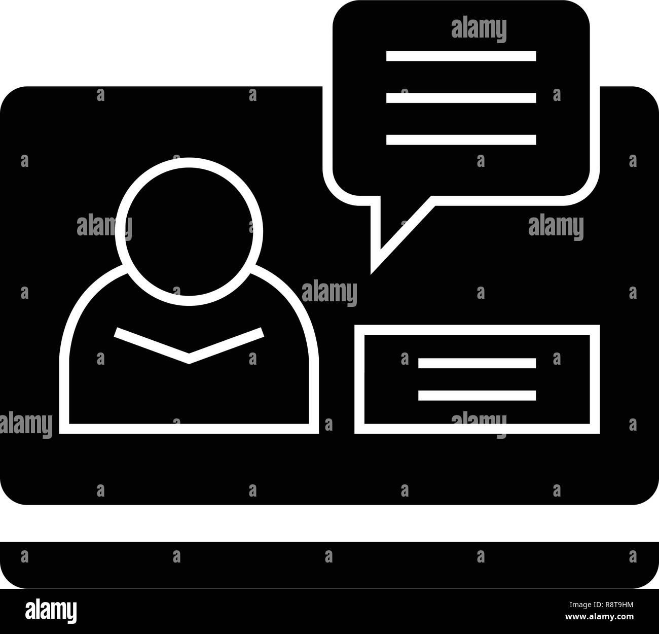 online-conference-black-vector-concept-icon-online-conference-flat