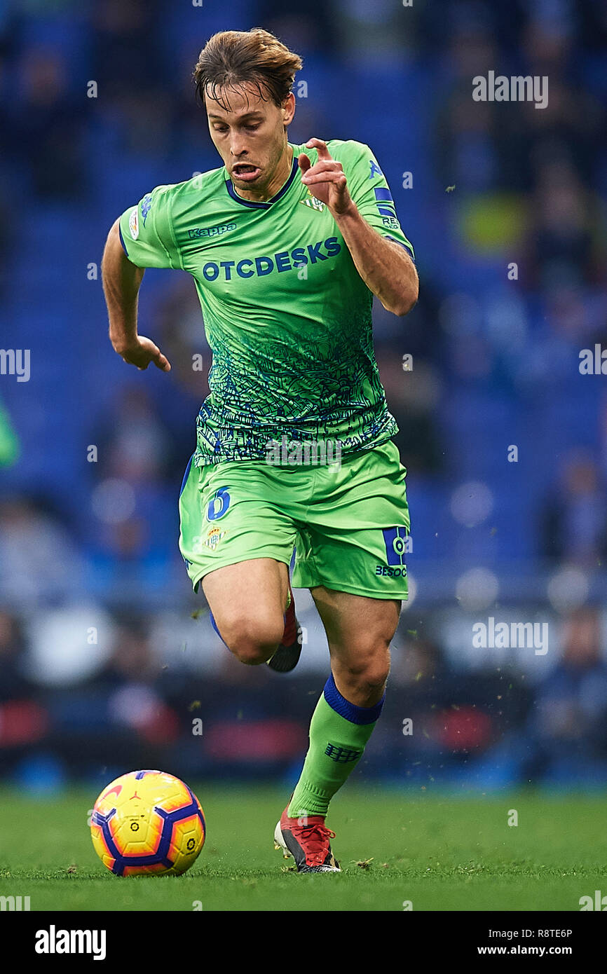 BARCELONA, 16-11-2018. LaLiga 2018/ 2019, date 16. Espanyol-Betis. Sergio  Canales of Real Betis during the game Espanyol 1-3 Betis Stock Photo - Alamy