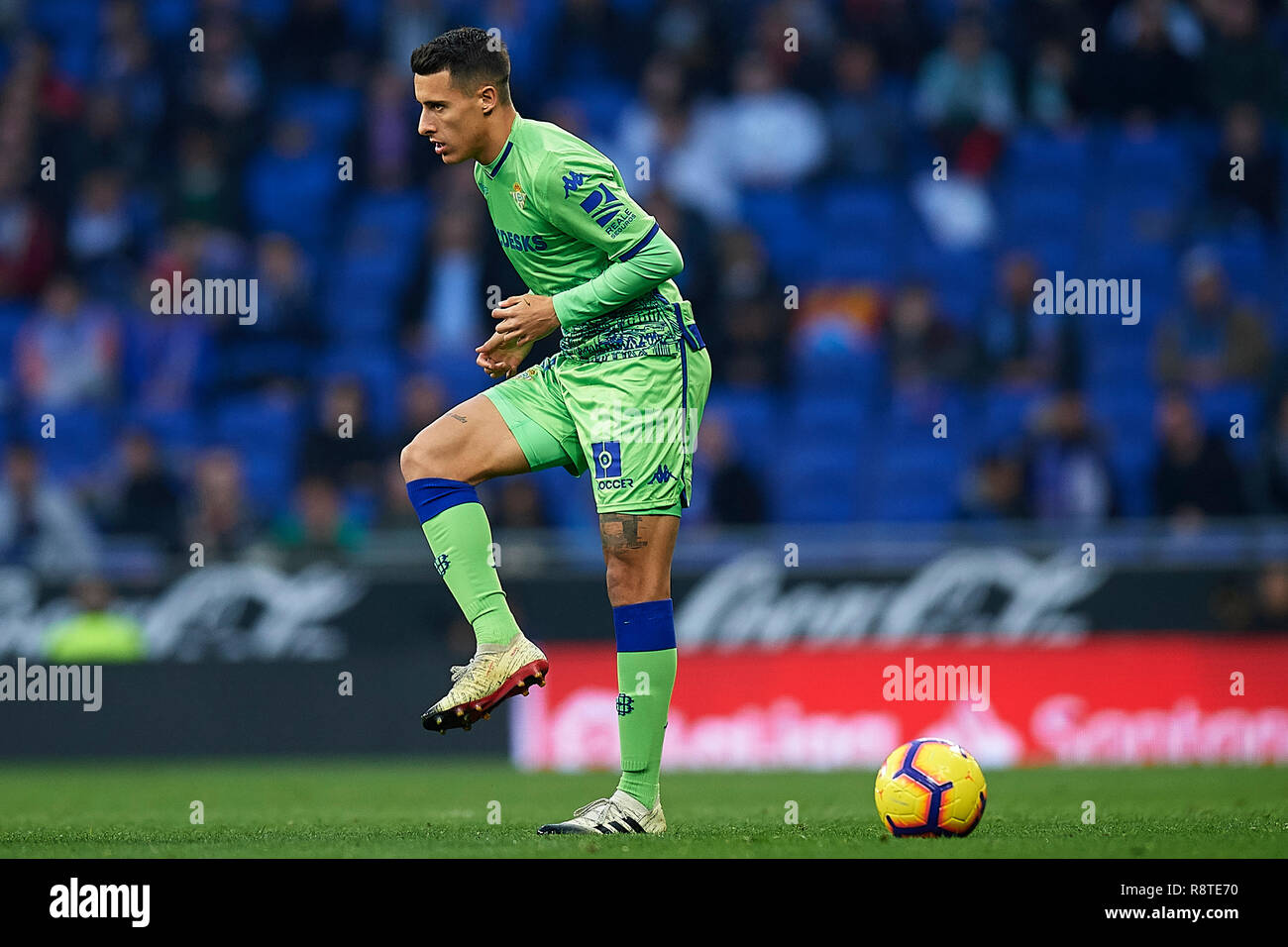 BARCELONA, 16-11-2018. LaLiga 2018/ 2019, date 16. Espanyol-Betis. Cristian  Tello of Real Betis during the game Espanyol 1-3 Betis Stock Photo - Alamy