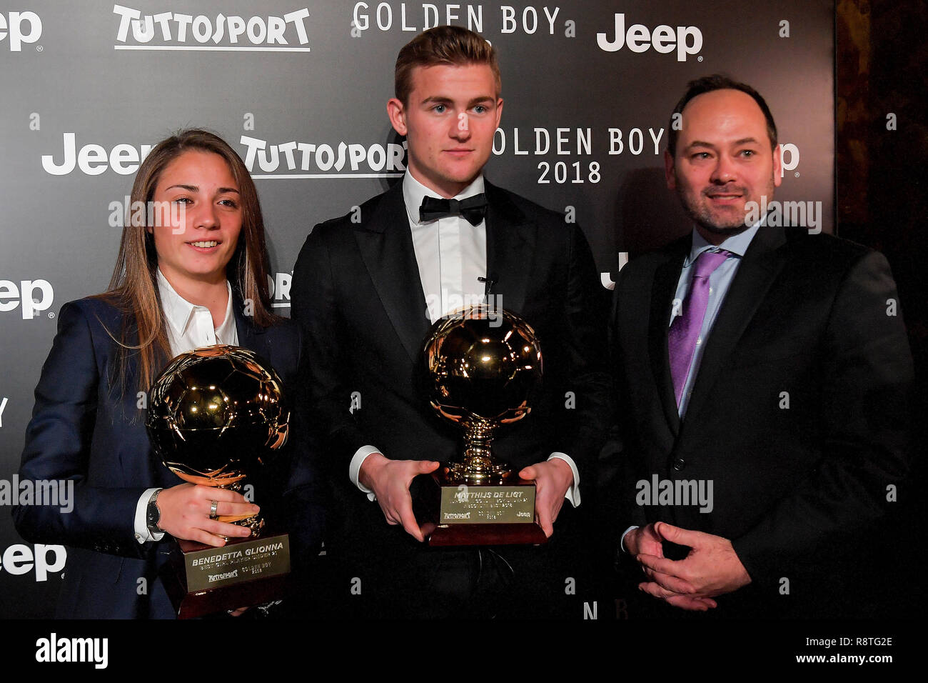 Turin Italy 17th December 18 Golden Boy Awards 18 The Award As The Best Under 21 In Europe By Tuttosport In The Pic Credit Lapresse Alamy Live News Stock Photo Alamy