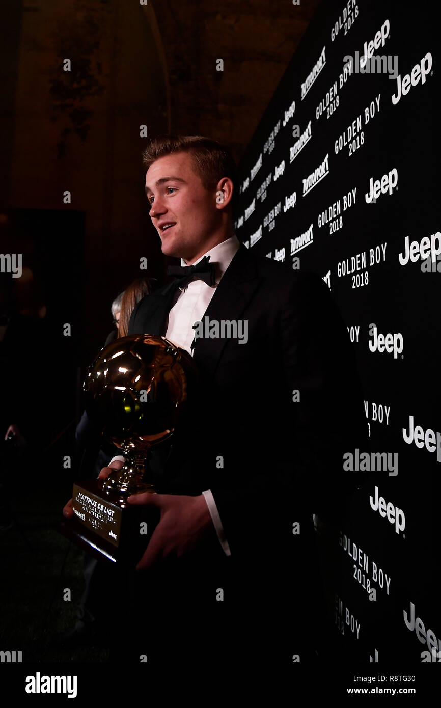 Turin Italy 17th December 18 Golden Boy Awards 18 The Award As The Best Under 21 In Europe By Tuttosport In The Pic Mattijas De Light Credit Lapresse Alamy Live News Stock Photo Alamy Turin Italy 17th December 18 Golden Boy Awards 18 The Award As The Best Under 21 In Europe By Tuttosport In The Pic Mattijas De Light Credit Lapresse Alamy Live News Stock Photo Alamy