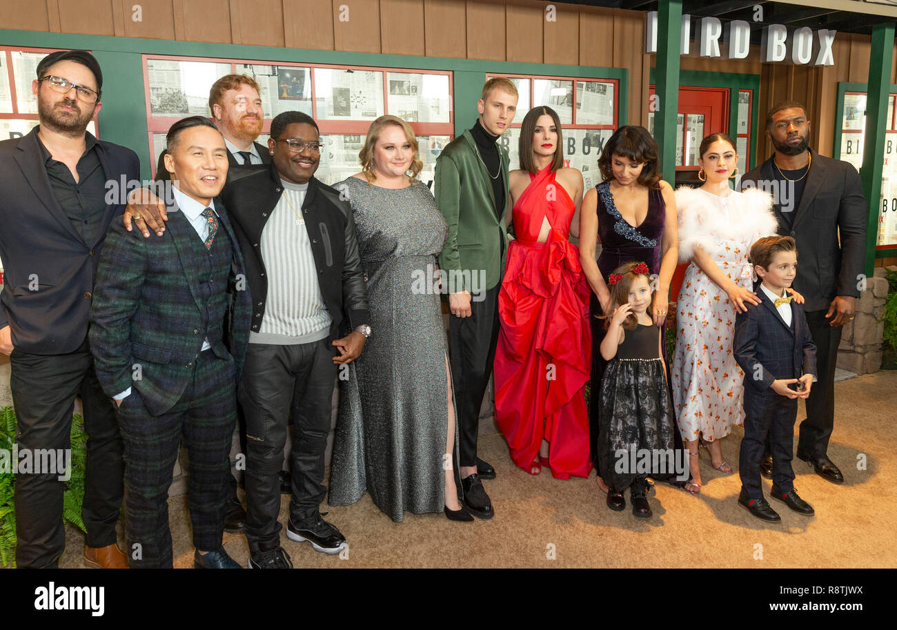New York, United States. 17th Dec, 2018. New York, NY - December 17, 2018: Cast and crew attend the New York screening of 'Bird Box' at Alice Tully Hall Lincoln Center Credit: lev radin/Alamy Live News Stock Photo
