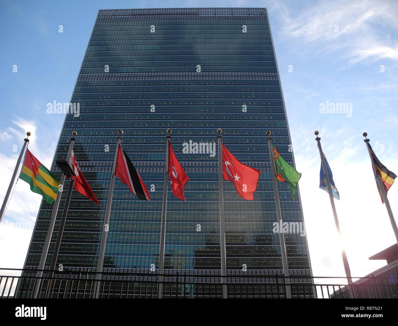 (to dpa 17 December 2018, US, New York: United Nations headquarters in New ...