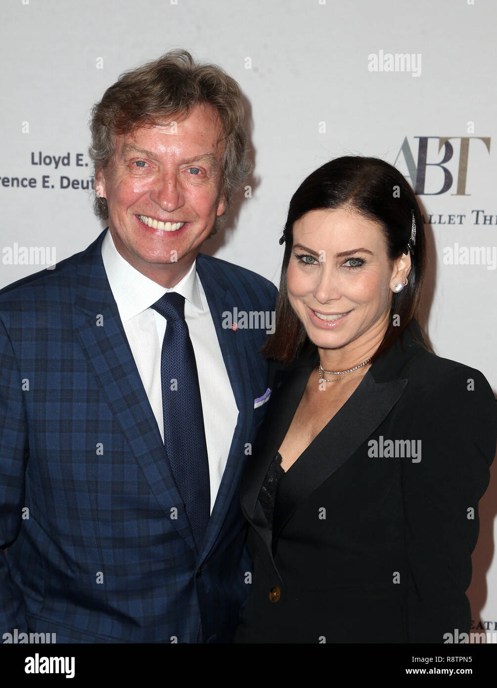 BEVERLY HILLS, CA - DECEMBER 17: Nigel Lythgoe and Sydney Holland at the American Ballet Theatre’s Annual Holiday Benefit at The Beverly Hilton Hotel in Beverly Hills, California on December 17, 2018. Credit: Faye Sadou/MediaPunch Stock Photo