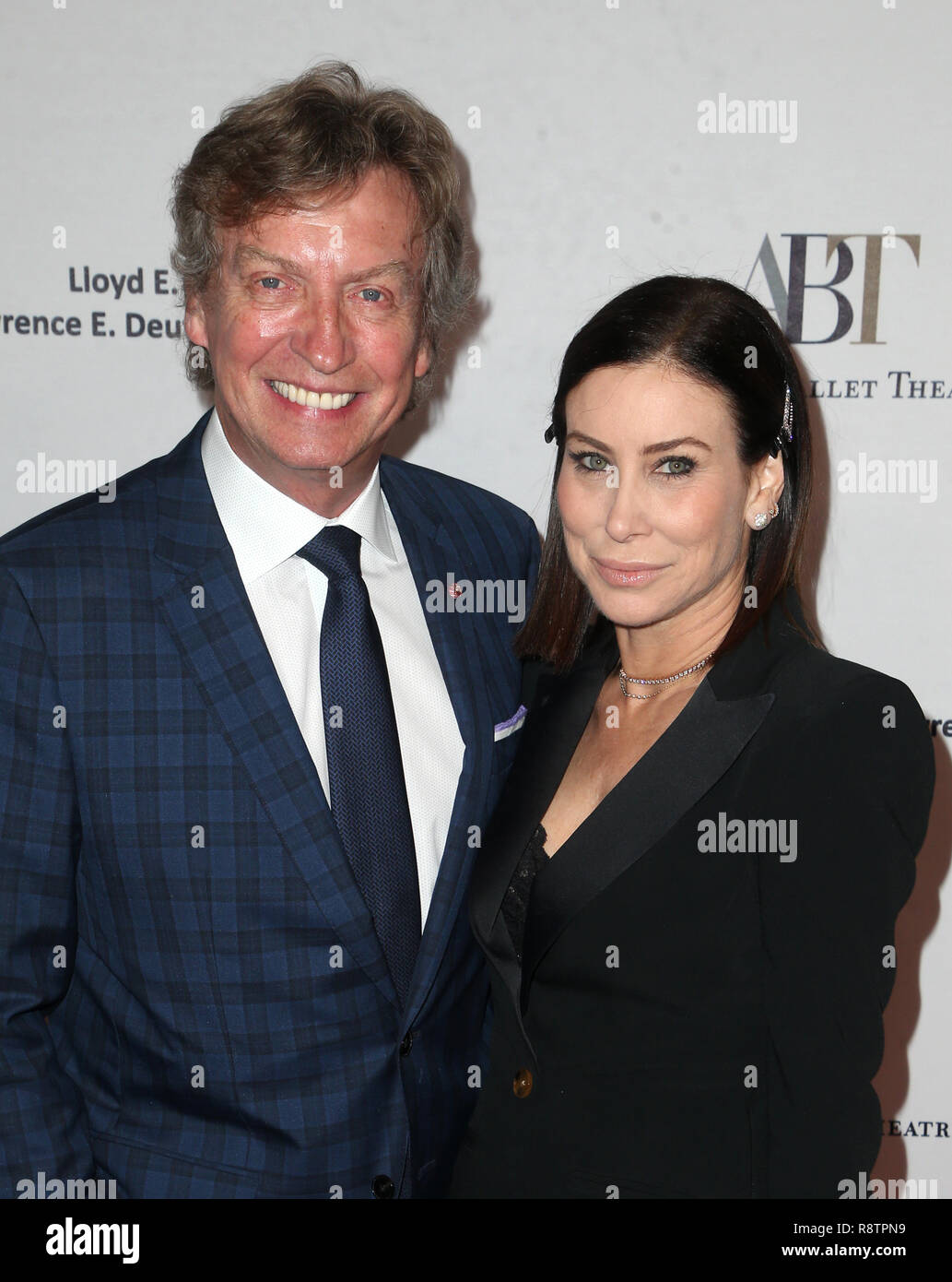 BEVERLY HILLS, CA - DECEMBER 17: Nigel Lythgoe and Sydney Holland at the American Ballet Theatre’s Annual Holiday Benefit at The Beverly Hilton Hotel in Beverly Hills, California on December 17, 2018. Credit: Faye Sadou/MediaPunch Stock Photo