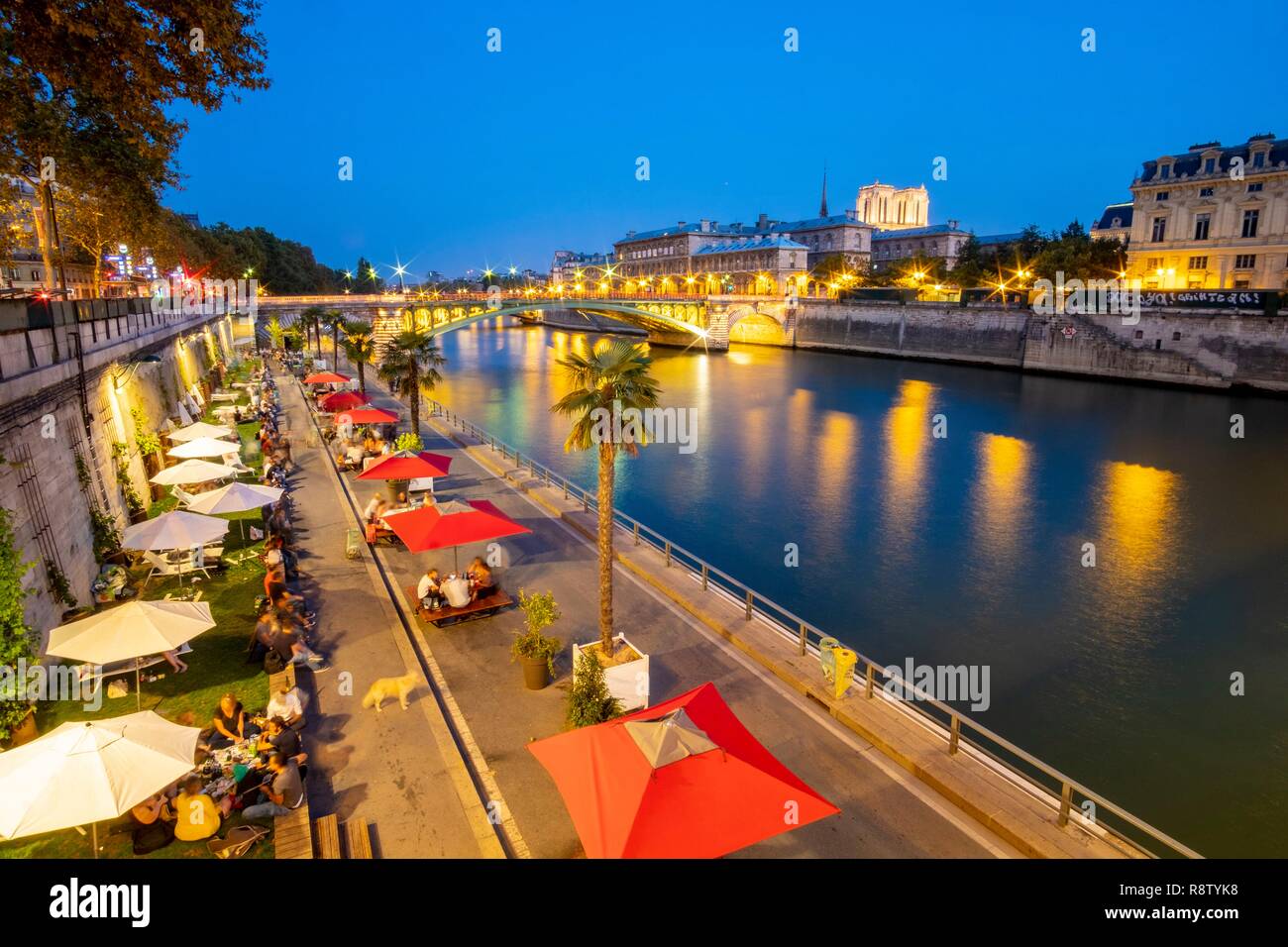 Park Rives De Seine Stock Photos Park Rives De Seine Stock