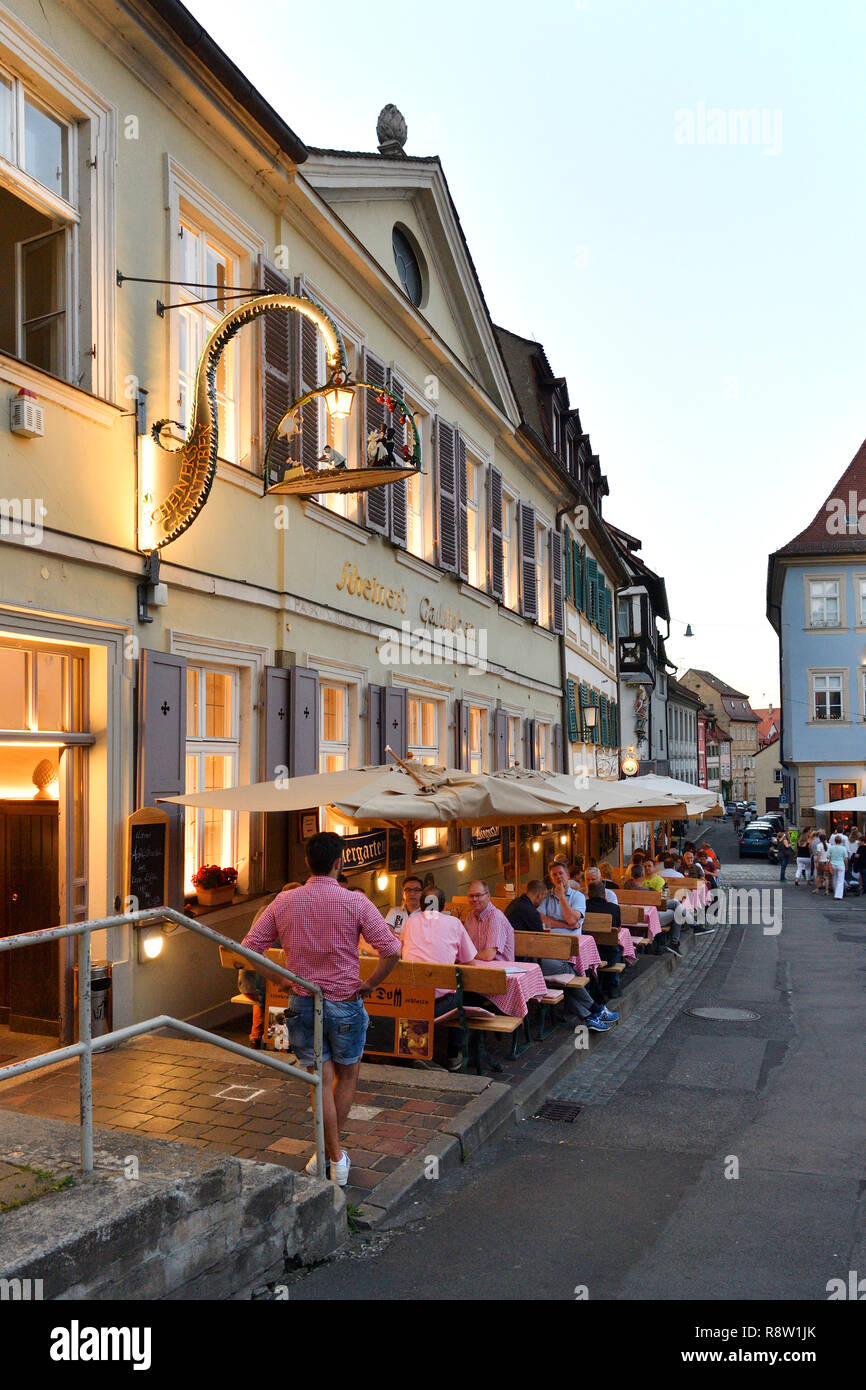 Germany, Bavaria, Upper Franconia Region, Bamberg, listed as World Heritage  by UNESCO, old town, Katzenberg Stock Photo - Alamy