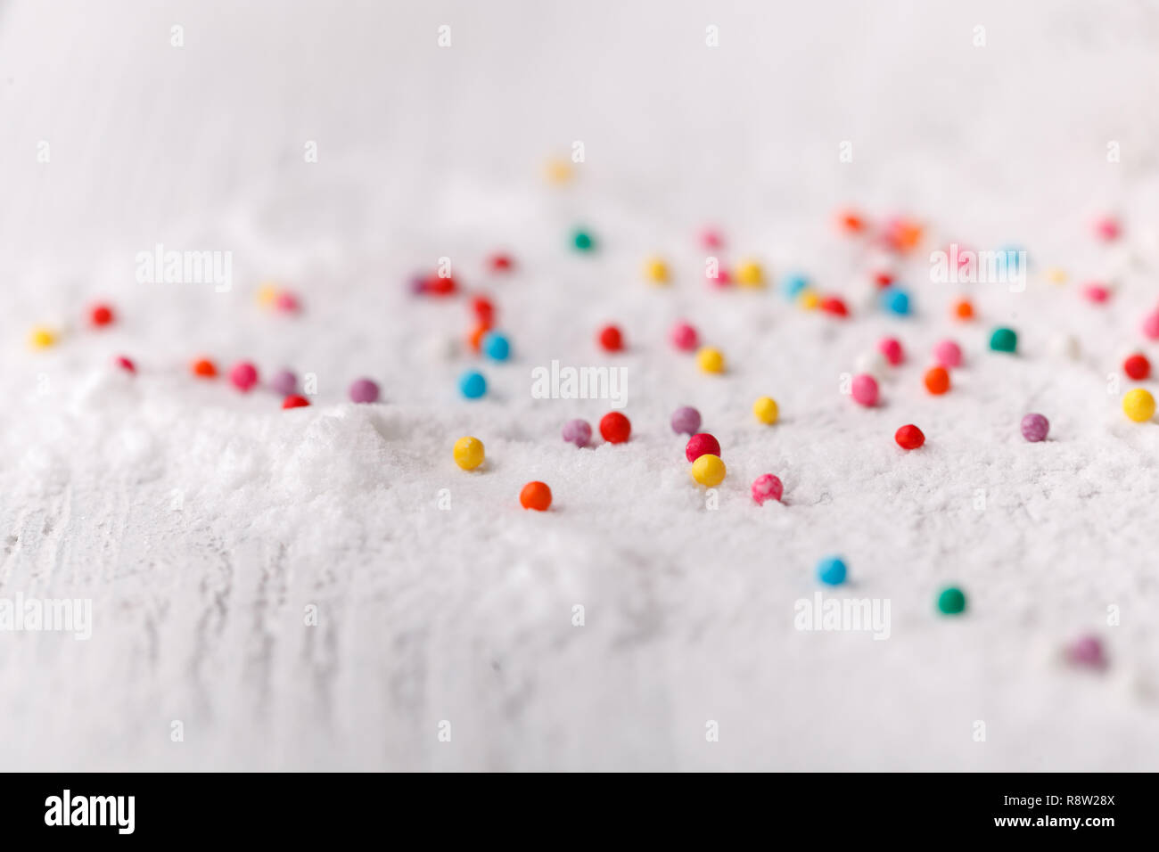 Colorful sprinkles sugar Stock Photo
