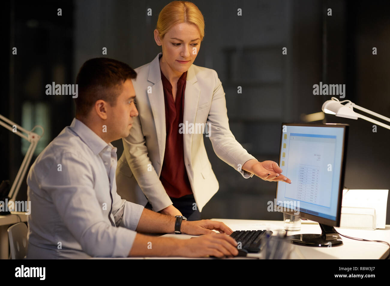 Young accountant team working hi-res stock photography and images - Alamy