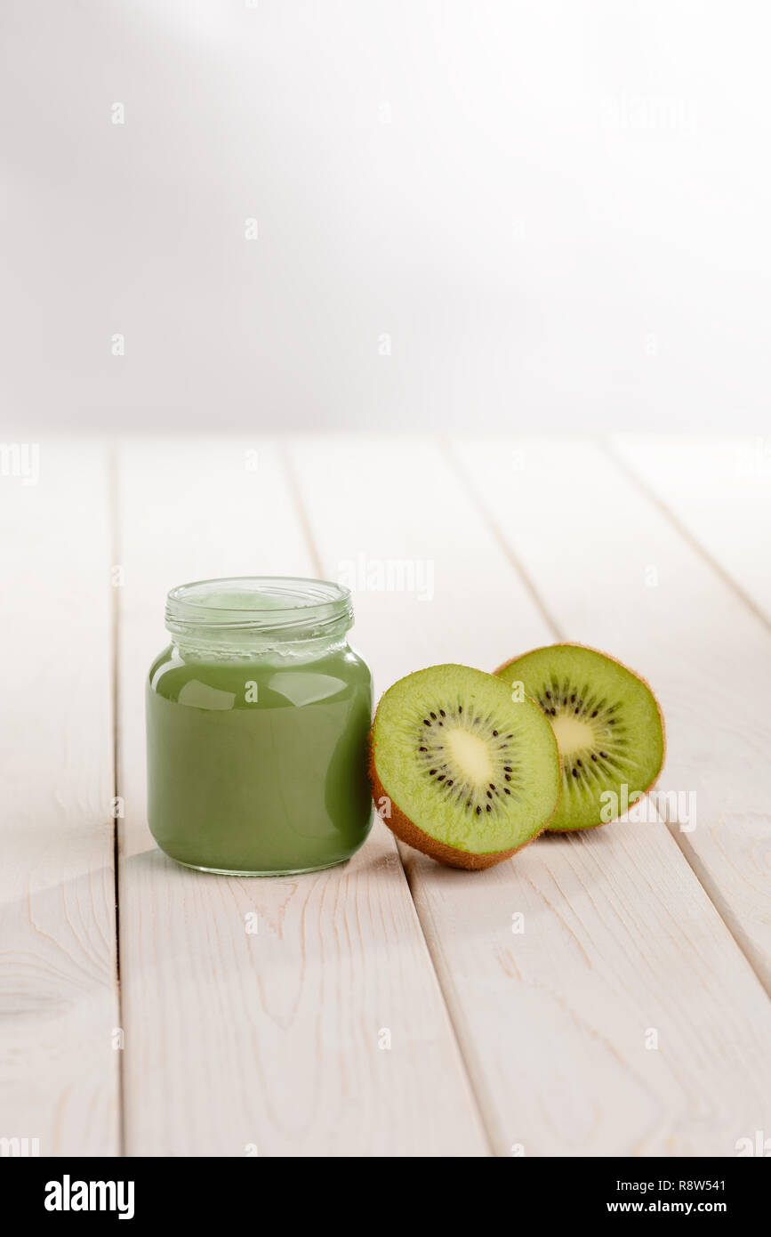 Jar of baby food Stock Photo - Alamy