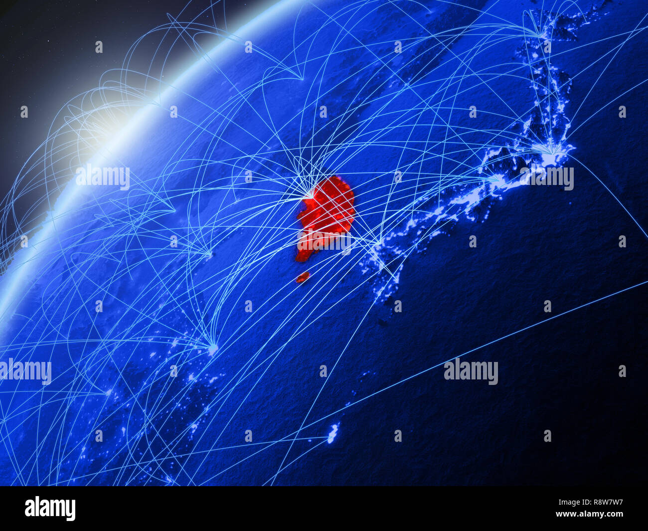 South Korea on model of green planet Earth with international networks ...