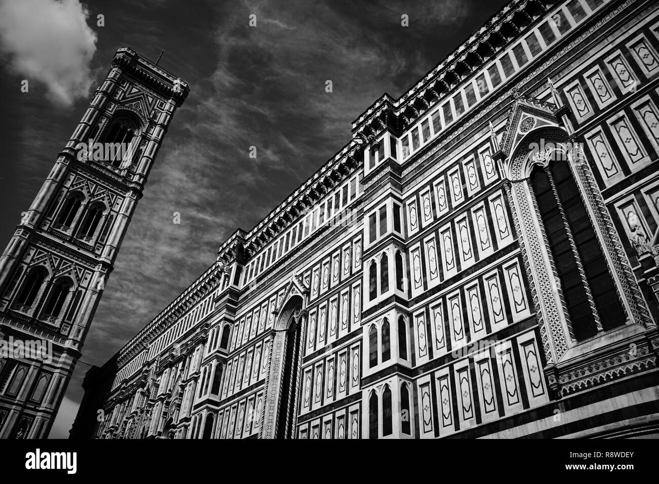 Italy tuscany florence bell Black and White Stock Photos & Images - Alamy