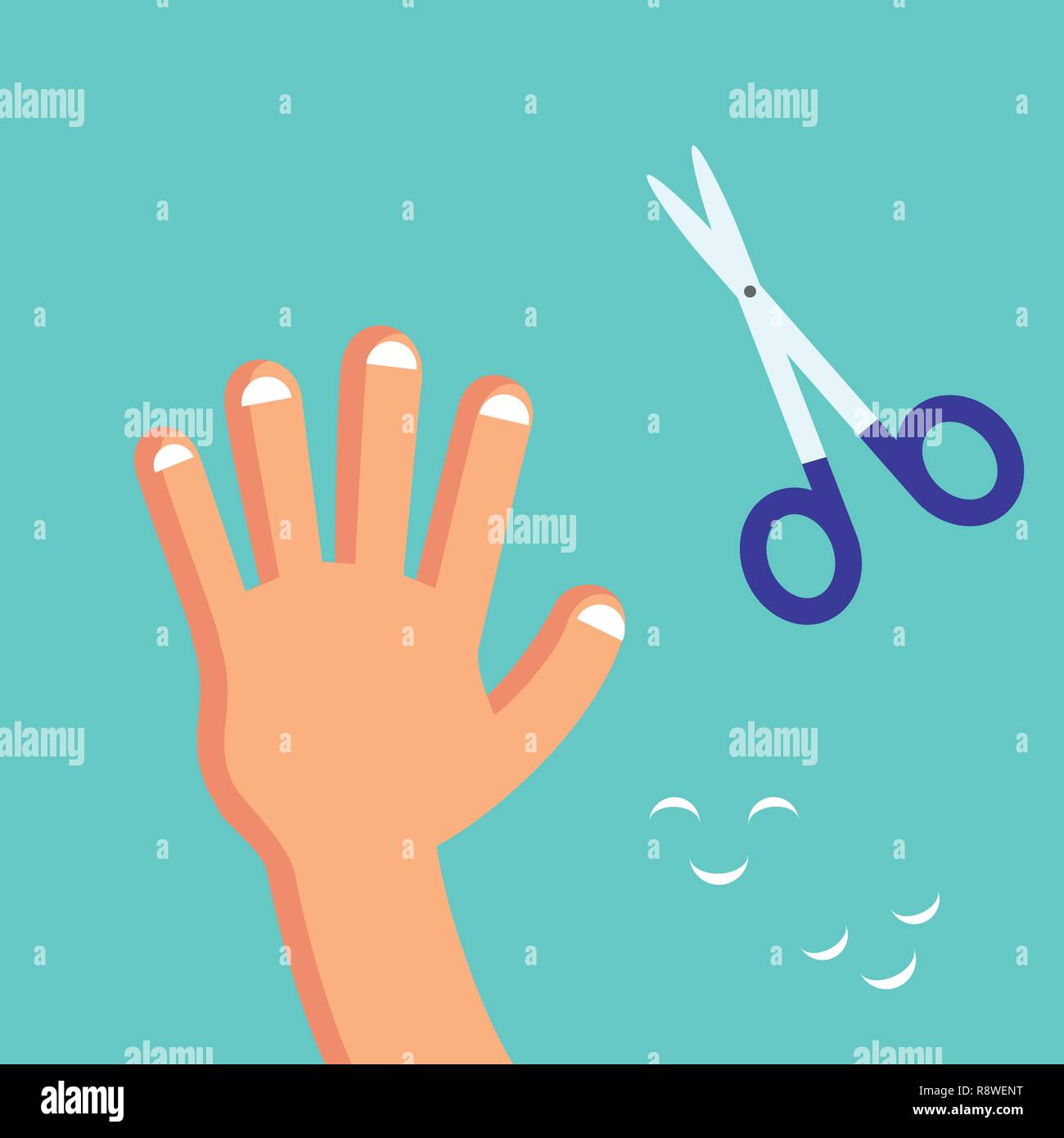 Cutting Your Fingernails stock photo. Image of metallic - 25004168