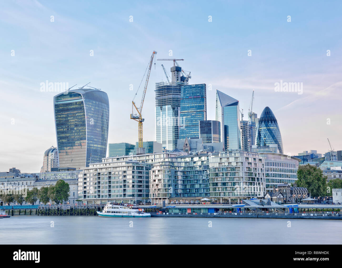 City of London Skyline, United Kingdom Stock Photo