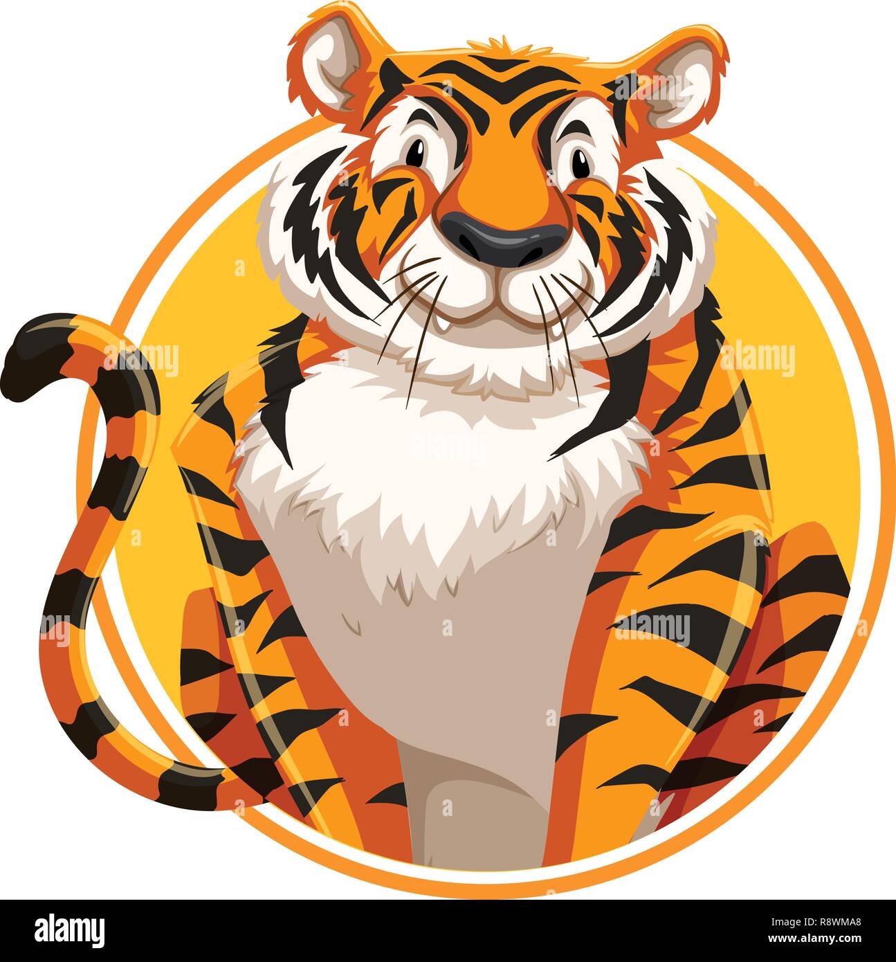 A wild tiger logo illustration Stock Vector Image & Art - Alamy A wild tiger logo illustration Stock Vector Image & Art - Alamy