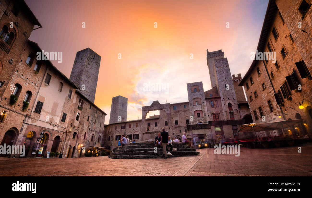 San Gimignano Stock Photo