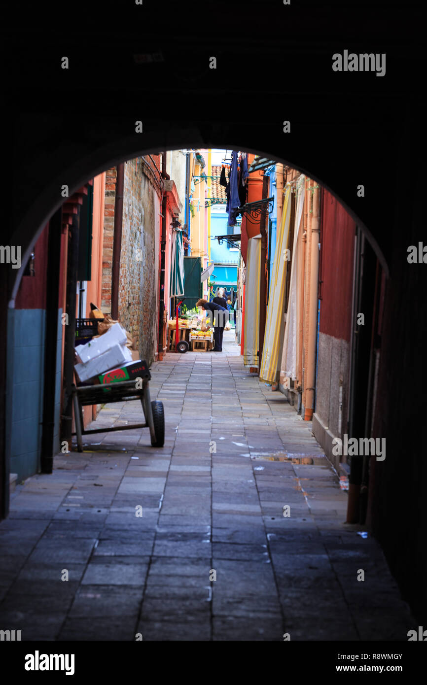 Burano, Venice, Italy Stock Photo