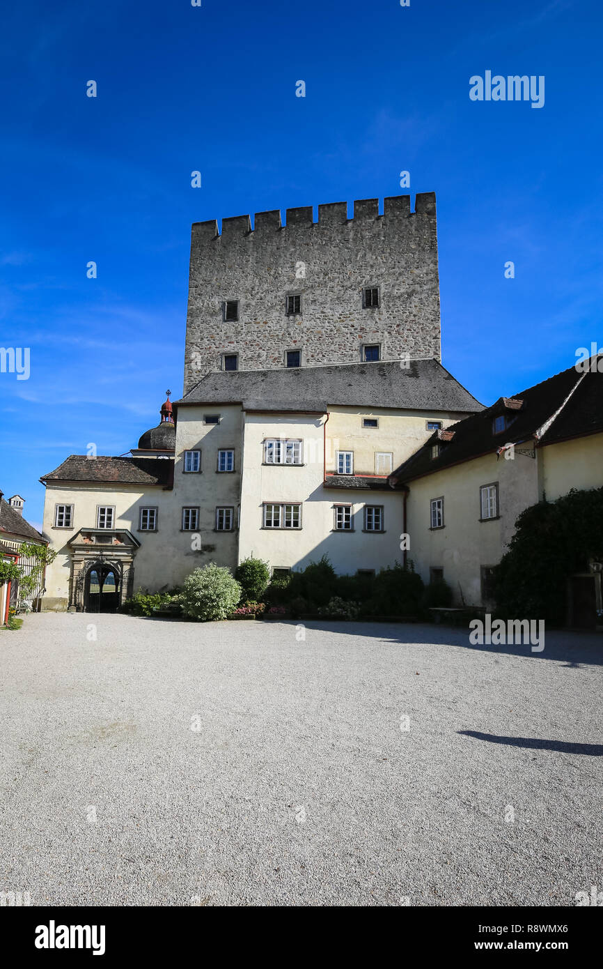 Castle 'Burg Klam', Austria Stock Photo