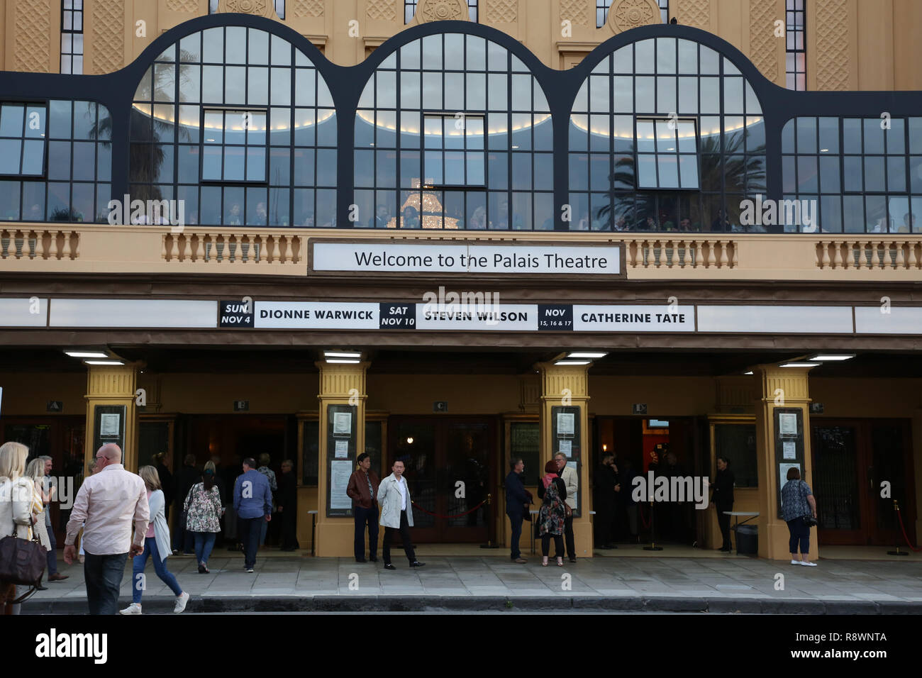 Palais Theatre in the evening, St Kilda, Melbourne, Victoria, Australia Stock Photo