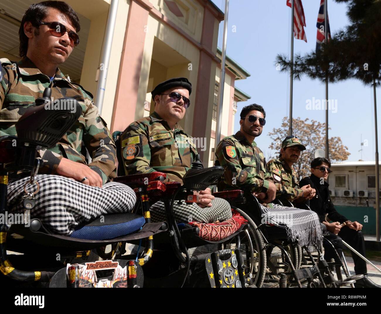 Wounded warriors from Afghanistan visit Headquarters Resolute Support