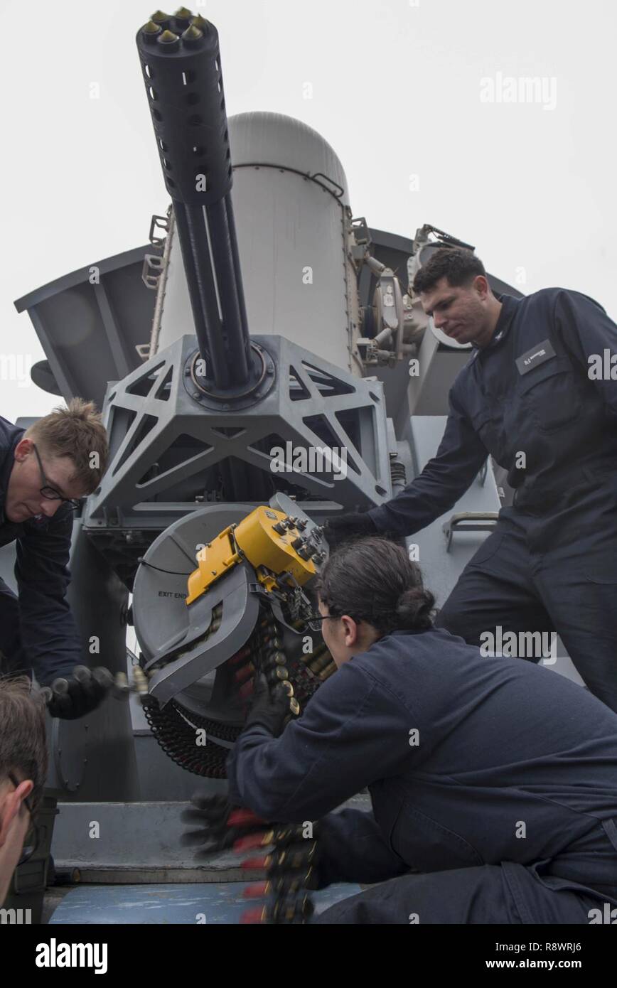 PHILIPPINE SEA (March 14, 2017) Fire Controlman 3rd Class Gregory ...