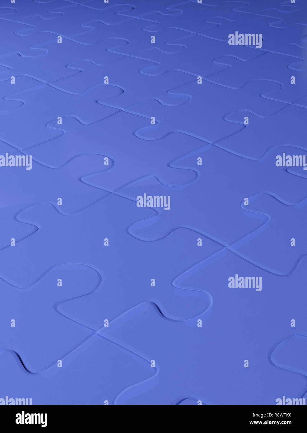 Abstract blue background from puzzle combined together Stock Photo - Alamy