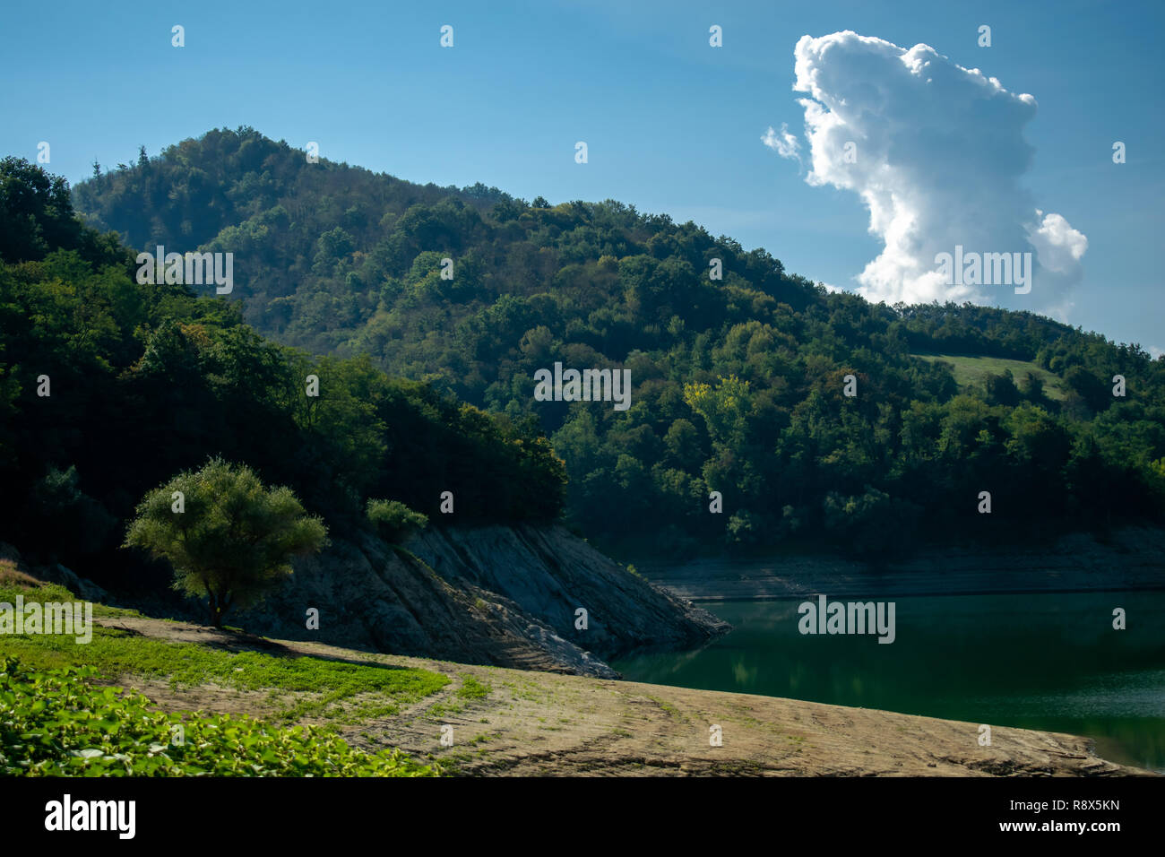 Lago Del Salto Petrella Salto Province Of Rieti Italy Stock Photo lago-del-salto-petrella-salto-province-of-rieti-italy-stock-photo