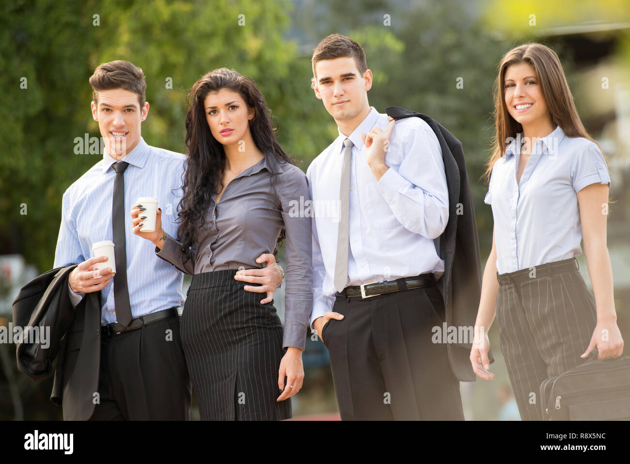 Professional couple suits hi-res stock photography and images - Alamy