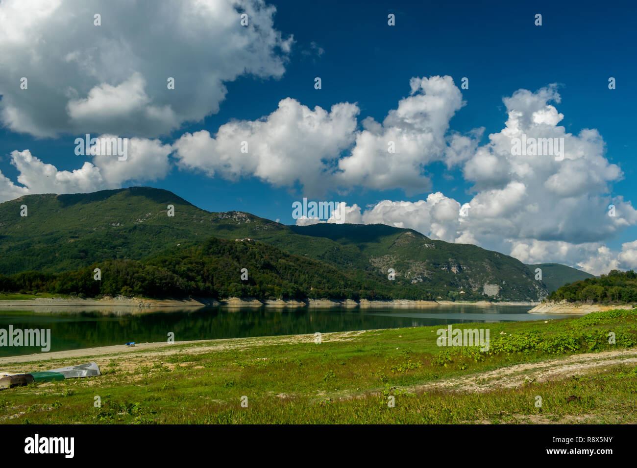Lago Del Salto Petrella Salto Province Of Rieti Italy Stock Photo lago-del-salto-petrella-salto-province-of-rieti-italy-stock-photo