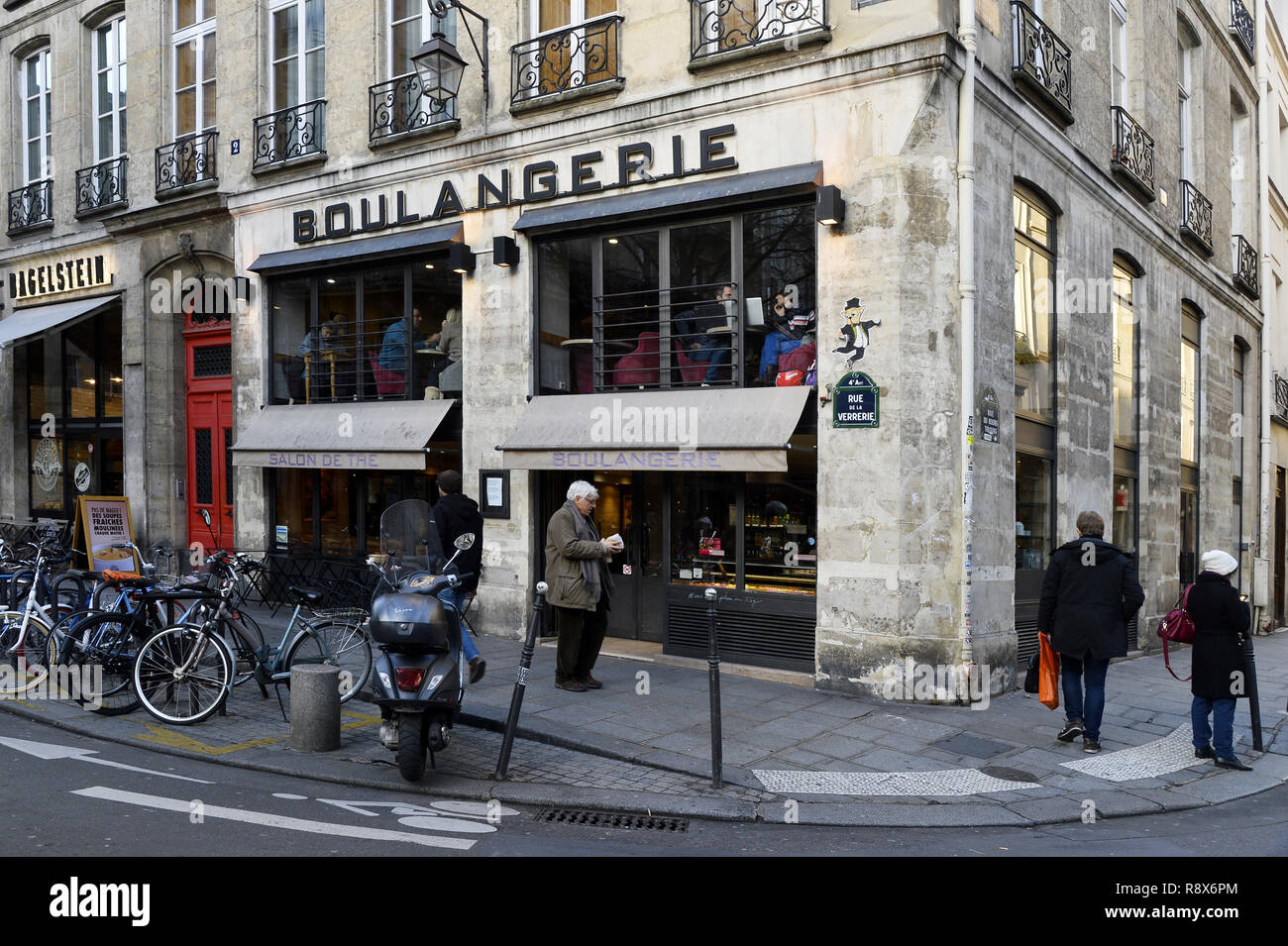Bakery Le Marais Paris France Stock Photo Alamy