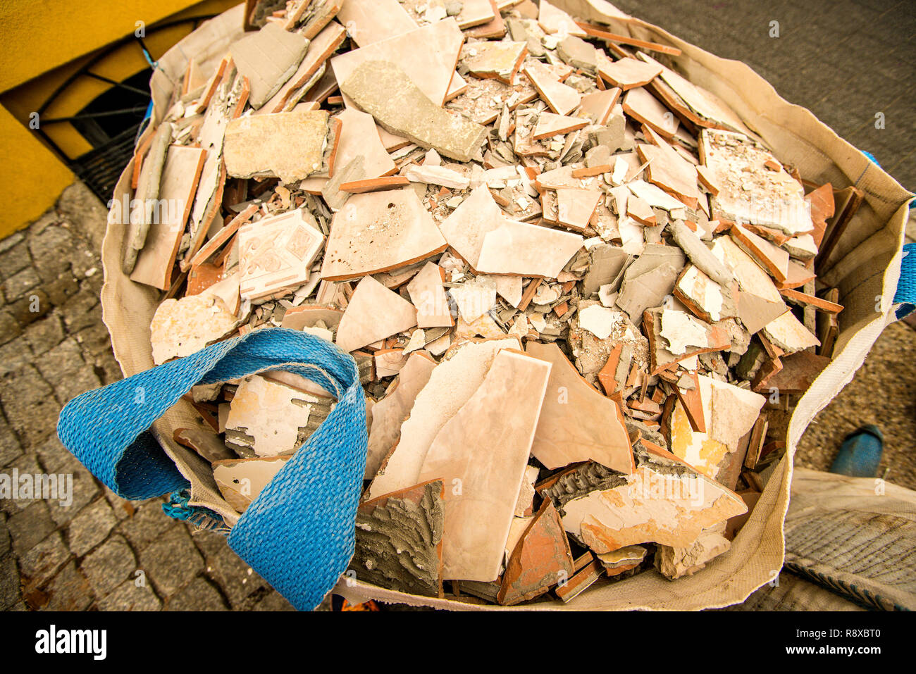Bag of rubble Stock Photo - Alamy