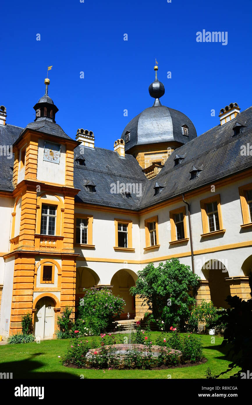 Bamberg, Germany View of the baroque SCHLOSS SEEHOF palace near the