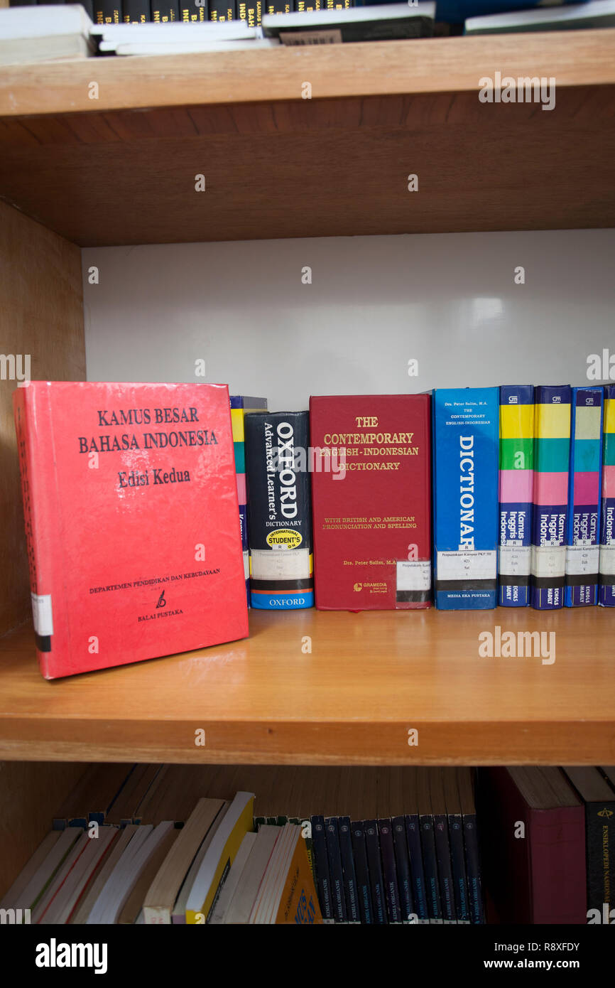 1.2, Dictionary, IndonesianBook Stock Photo
