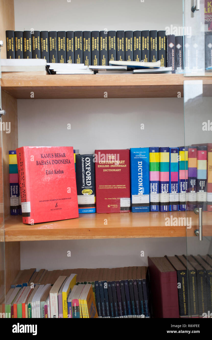 1.2, Dictionary, IndonesianBook Stock Photo
