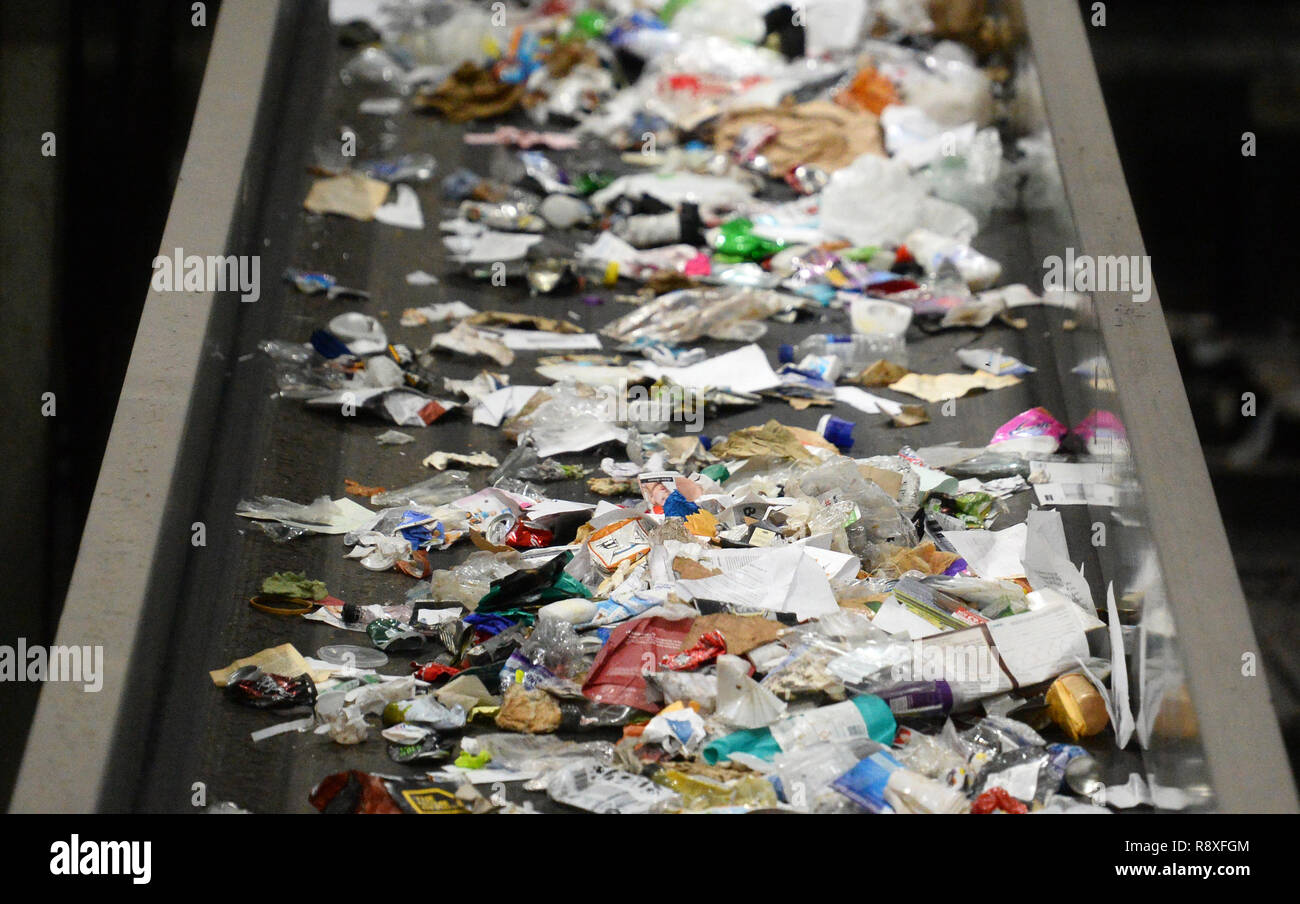 Recycling at the Veolia Integrated Waste Management Facility in