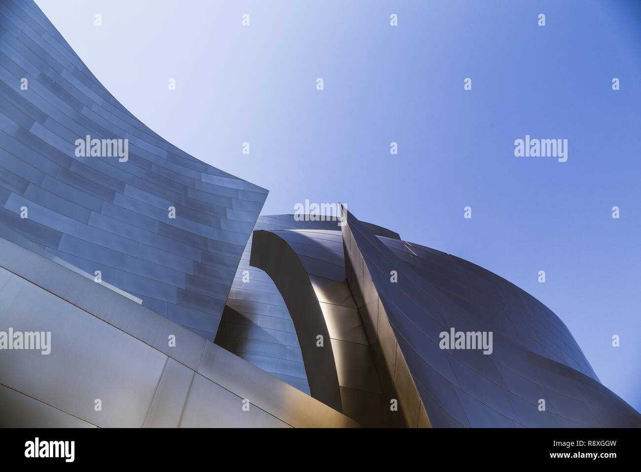 walt disney concert all by frank ghery in downtown los angeles california Stock Photo