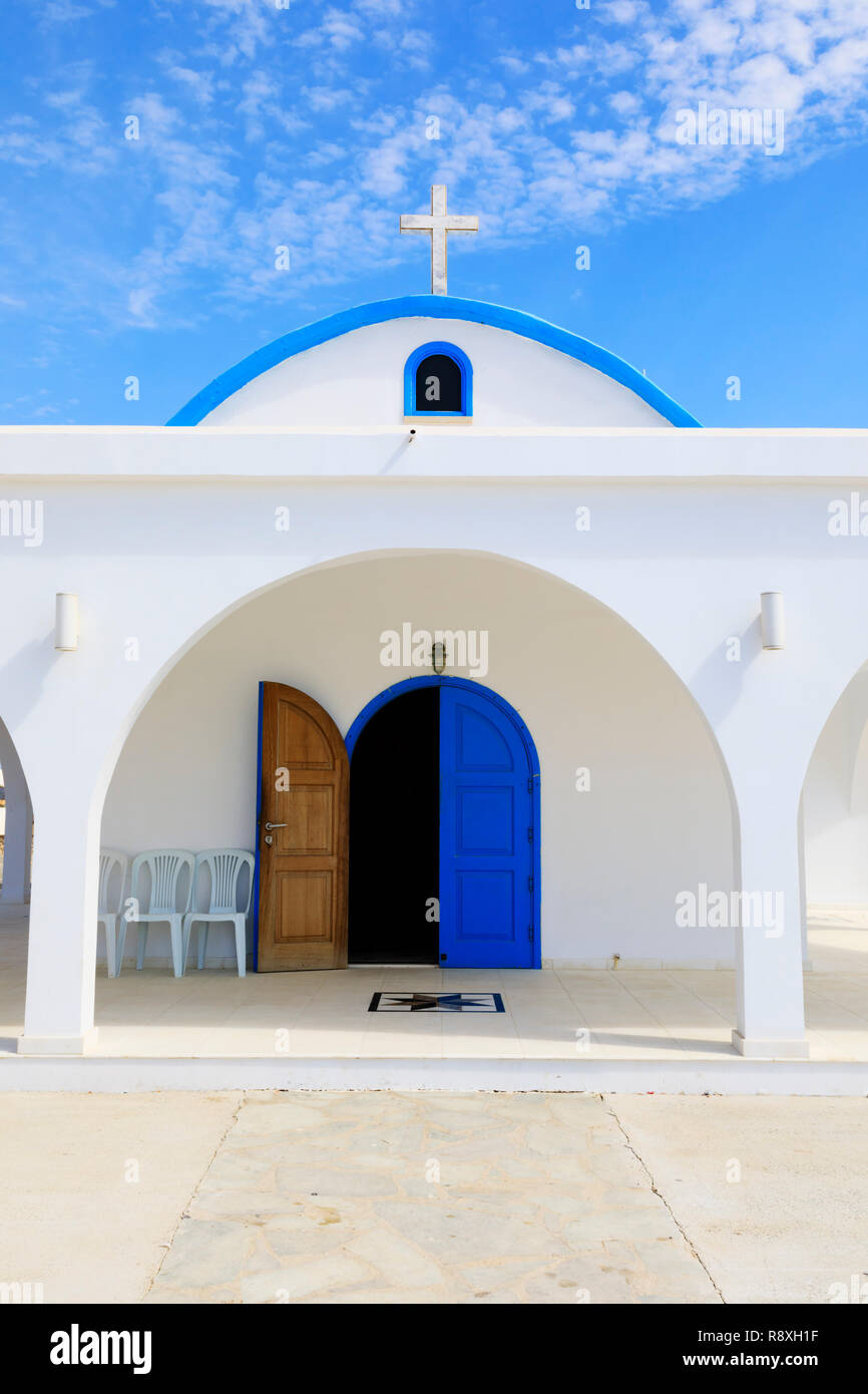 Ayia thekla church hires stock photography