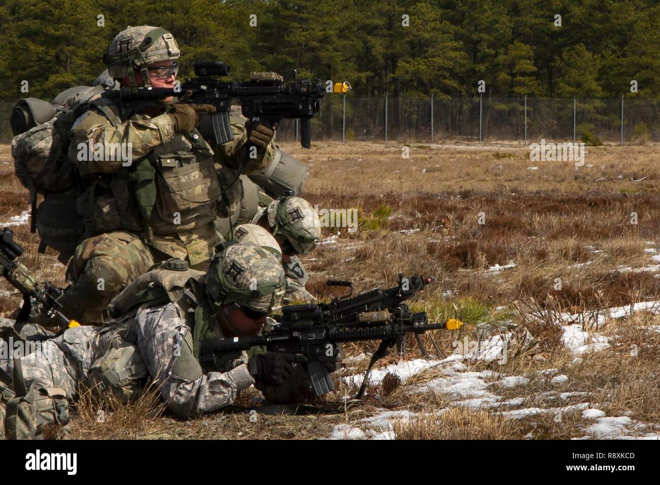 U.S. Army Soldiers assigned to Easy Company, 2nd Battalion, 506th