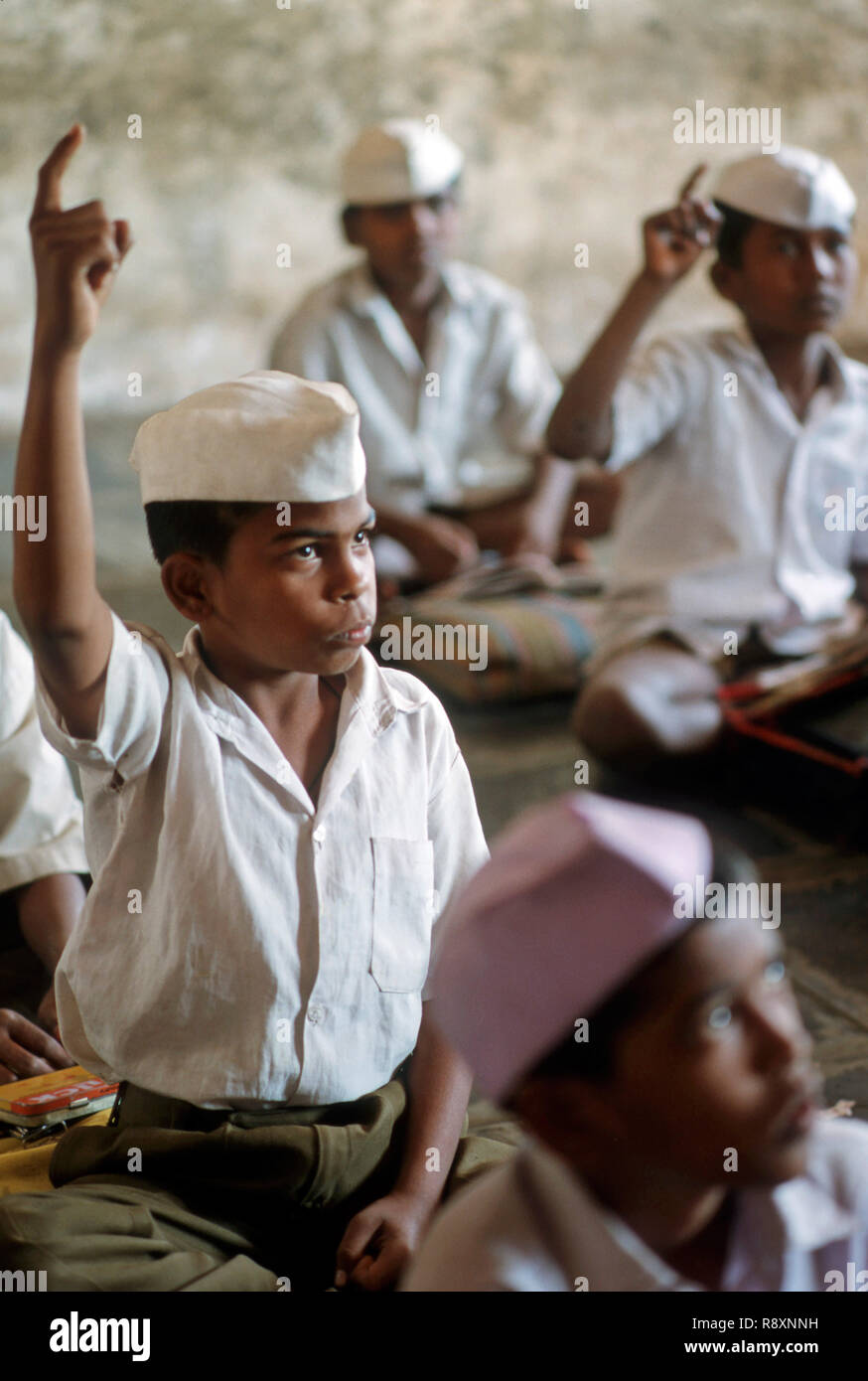 rural school children, sangli, maharashtra, india Stock Photo