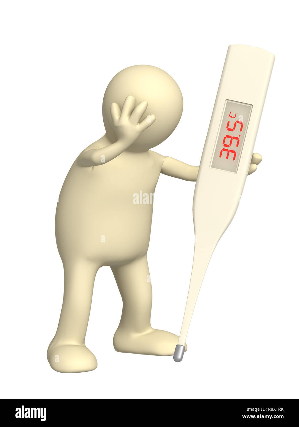 Headache because of heat Stock Photo Alamy