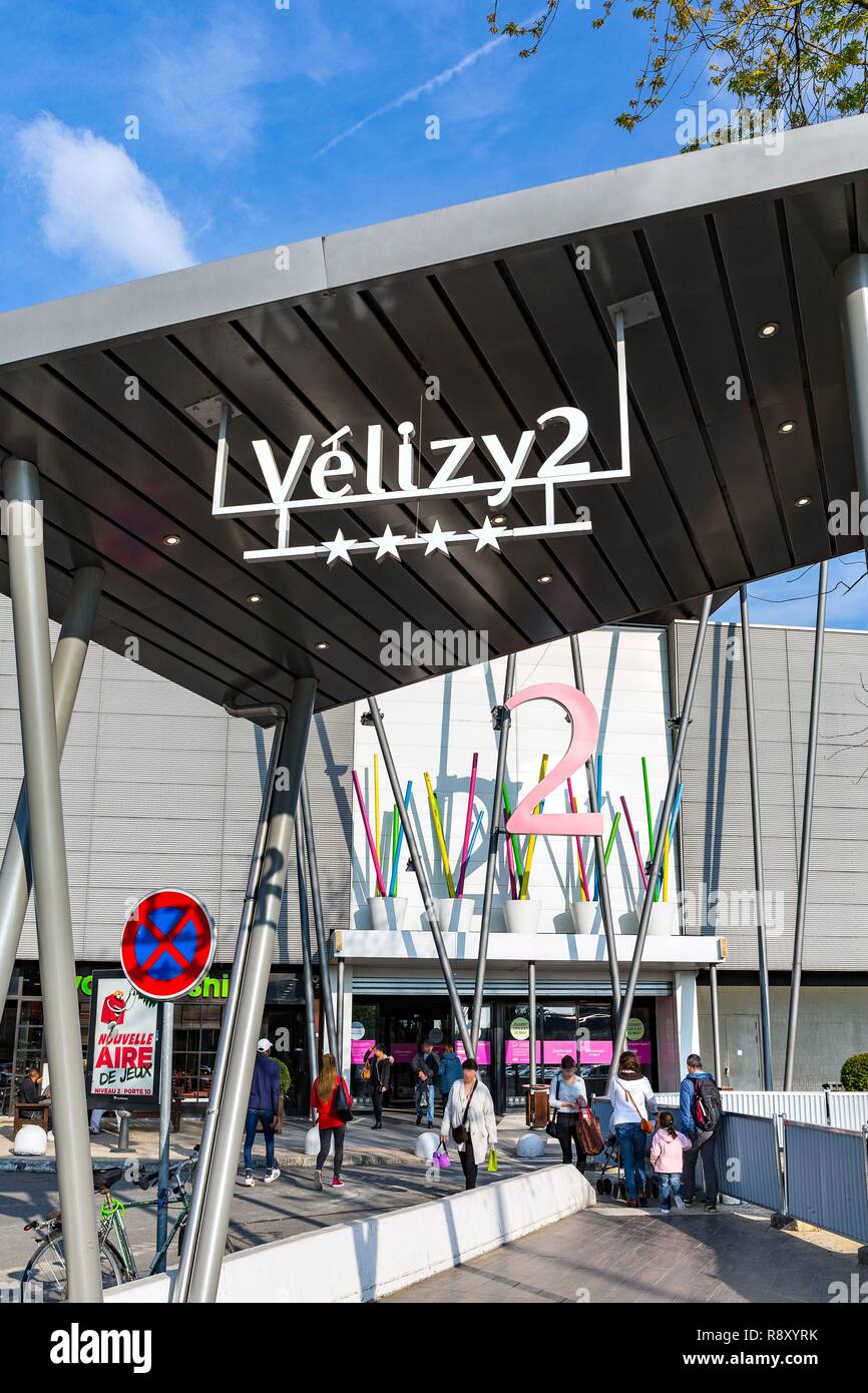 France, Yvelines, Velizy Villacoublay, Velizy 2 shopping Center Stock ...