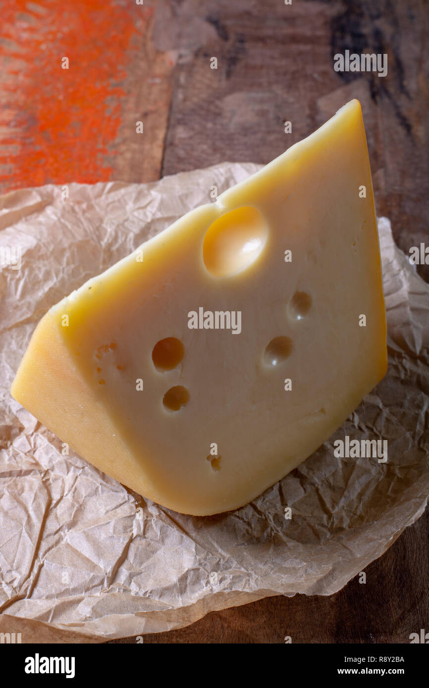 Swissstyle Dutch cheese,made from cow's milk, Maasdam or maasdammer