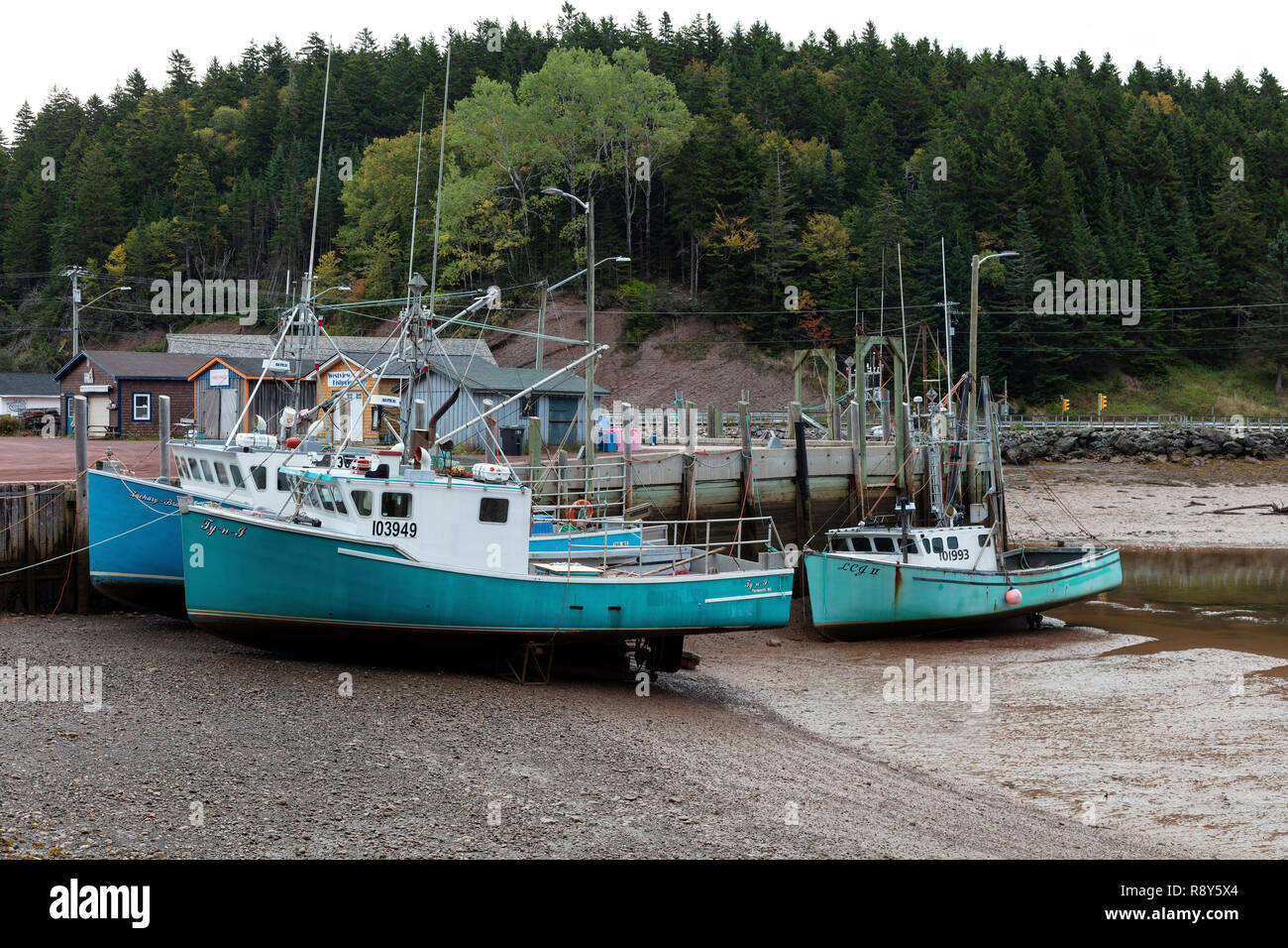North Rustico harbor, Prince Edward Island, Canada, by James D